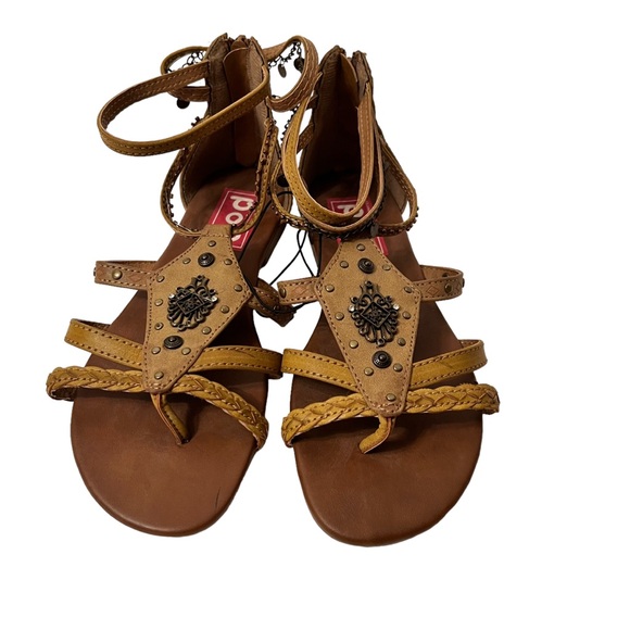 Pop Women’s Gladiator Style Sandals NWOT Size 6.5 M - Picture 1 of 6
